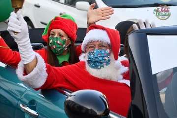 La caravana de Papá Noel inunda Telde de magia y alegría/Francisco Javier Santana.